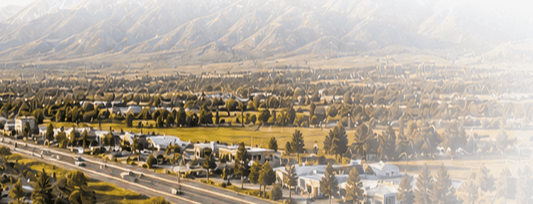 Carson Valley landscape and mountains, illustrative area imagery